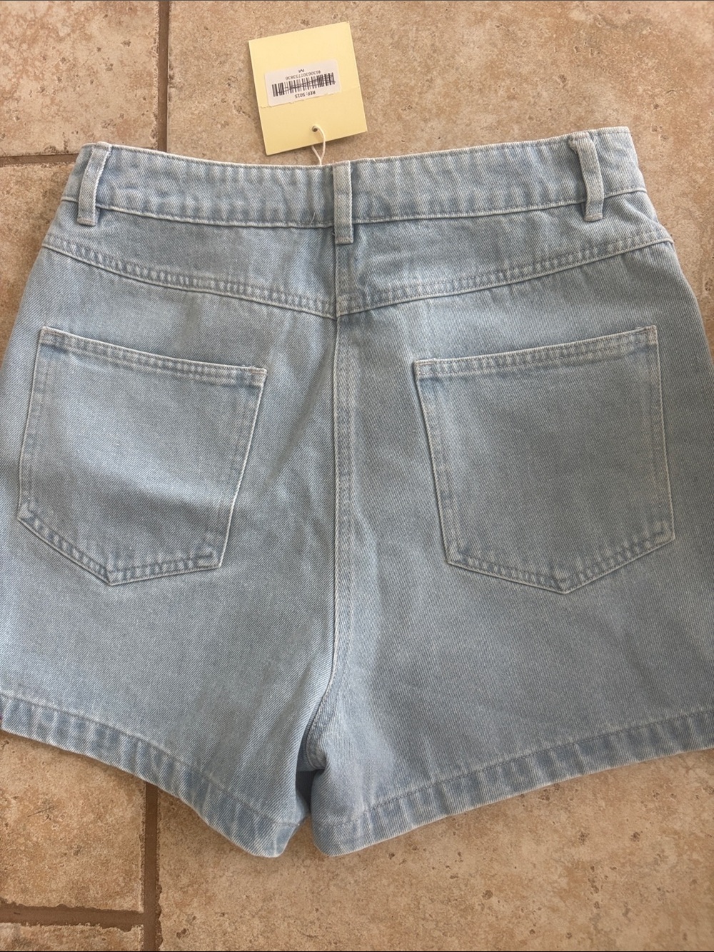 Easy clothes Denim Lilia wraparound front skort - Picture 6 of 6